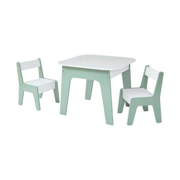 Liberty House Toys Kids 4-in-1 Play Table and Two Chairs Set