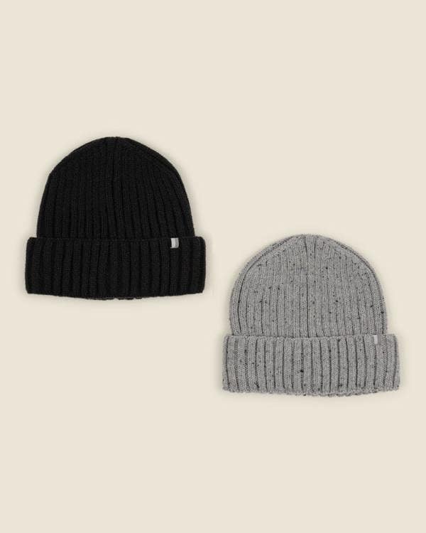 Larsson & Co Akaa - 2 Pack Knitted Beanie Hat