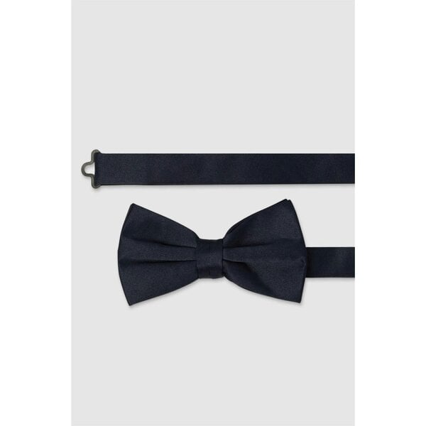 Limehaus Navy Satin Bow Tie