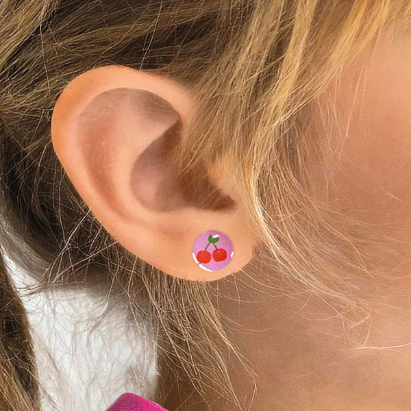 SES Creative Stick on earrings