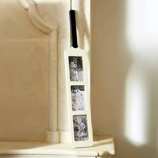 Museum Selection Cricket Bat Photo Frame - 82 x 14cm - Home Decor