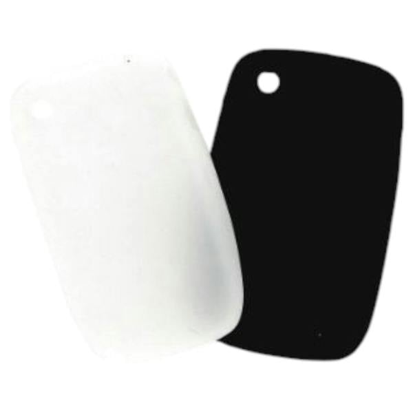 BlackBerry Skin for BlackBerry Curve 8520/9300 - Black and White (Twin Pack)