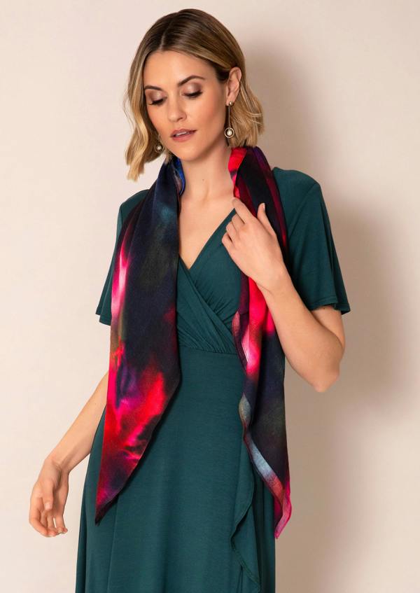 Alie Street London Waterfall Dress Petite (Pine Green)