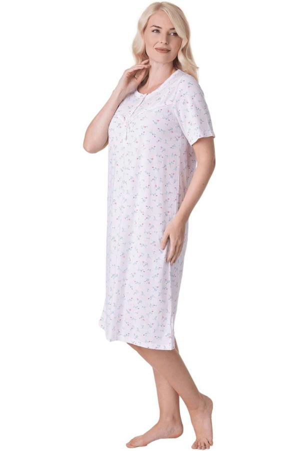 Womens Classic Short Sleeved Nightdress
