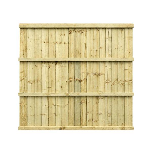 Snowdon Timber Treated Feather Edge Fence Panel (W) 1828mm (H) 1500mm