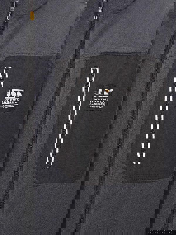 JCB Mens Trade Full Zip Up Work Warm Jacket Coat Fleece