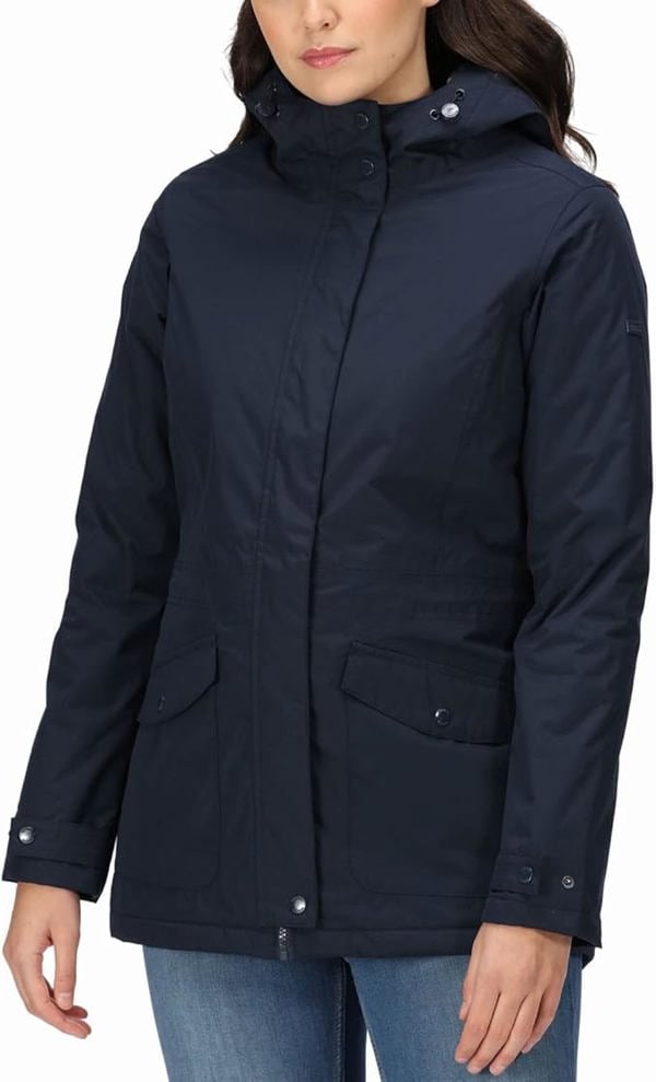 Regatta Women's Brigida Waterproof Jacket - Navy Check