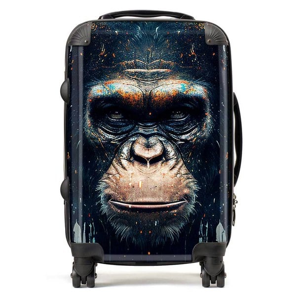 Warren Reed Gorilla Face Splashart Suitcase