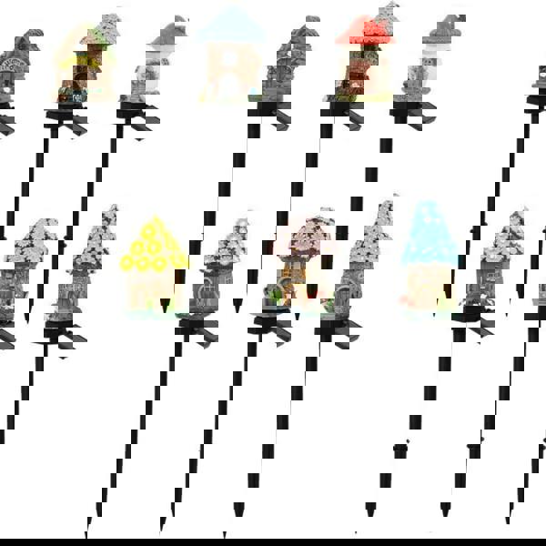 Leaper Solar-Powered Resin Cartoon House Ground Lights