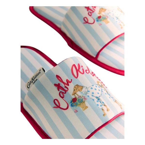 Cath Kidston Womens/Ladies Open Toe Slippers - Blue - 