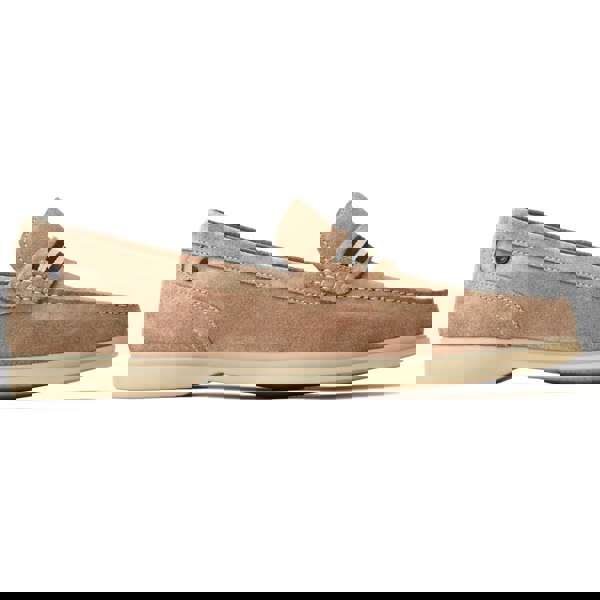 Base London Drum Leather Men's Sand Loafers