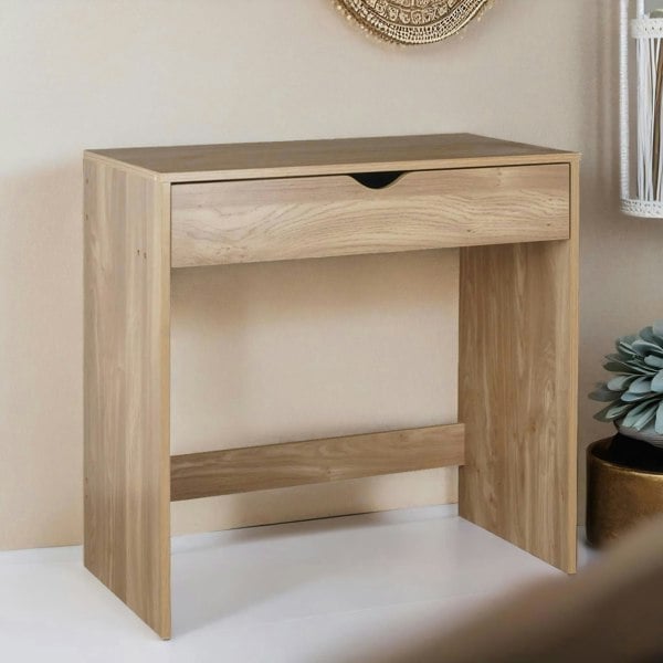 Rafaelo Mobilia 1 Drawer Dressing Table Oak