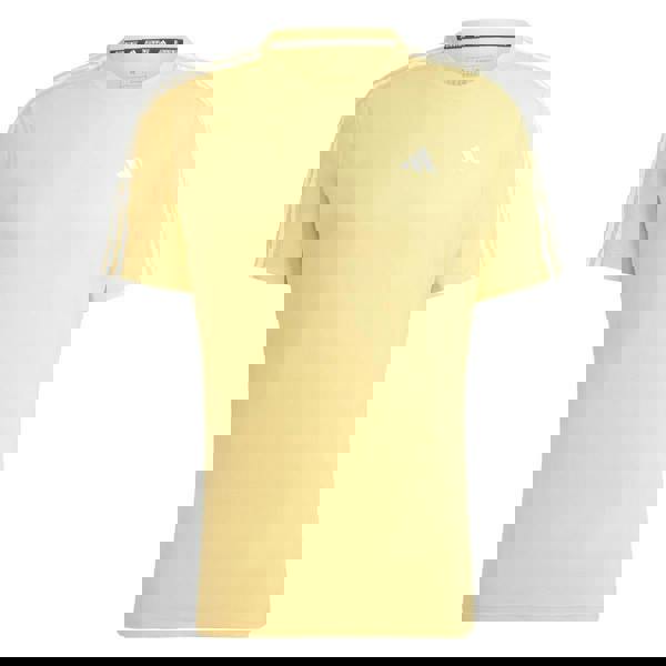 Adidas Mens Own The Run Stripe T-Shirt - Semi Spark