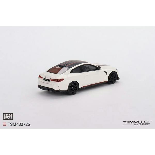 MCSlots BMW M4 CSL Alpine White 1:43 Scale TSM430725