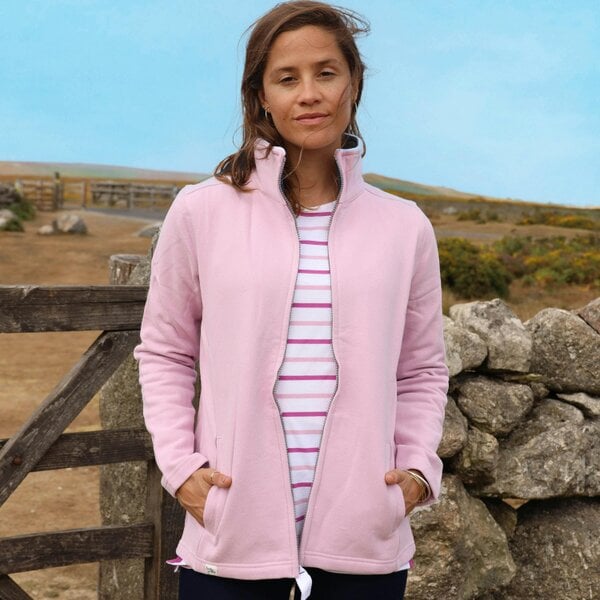 Lazy Jacks LJ33 - Ladies Full Zip Sweatshirt - Pink