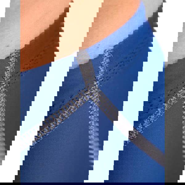 Navy Arena Powerskin ST NEXT Jammer with royal blue compression shorts, mild compression