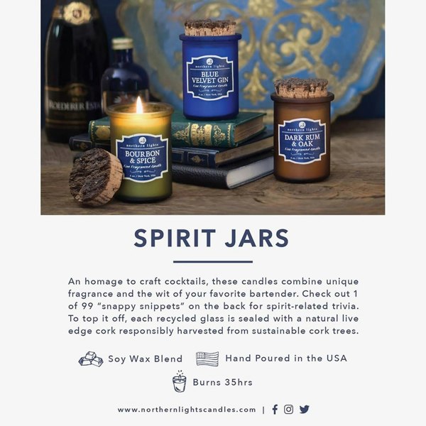 T. H. Baker Northern Lights Blackberry Brandy Candle NL143