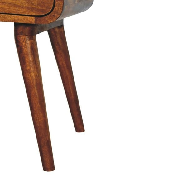 Artisan Furniture Avora Mini Chestnut Nightstand with 1 drawer