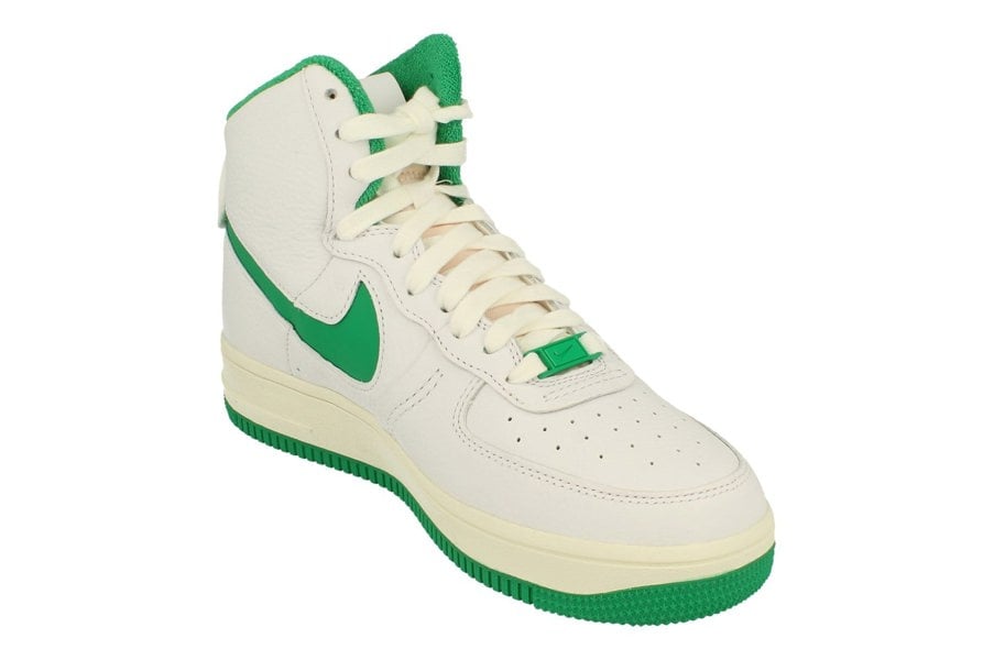Nike Womens Air Force 1 Af1 Scuplt Trainers Dq5007  100 - White Stadium Green Sail 100 - Photo 3