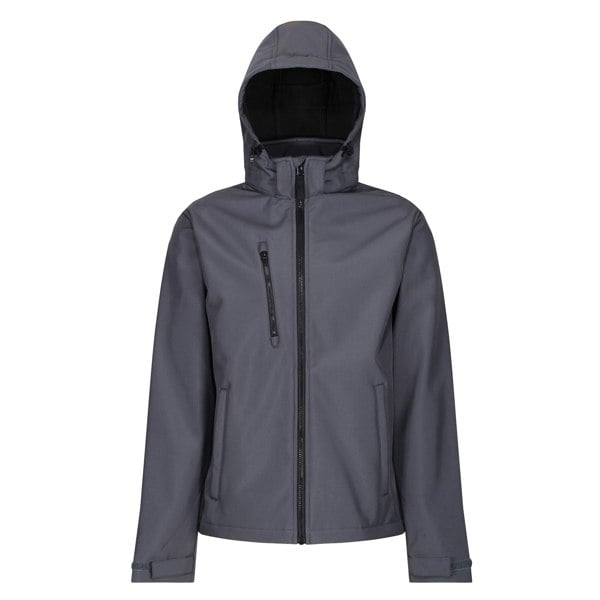 Regatta Men's Venturer 3 Layer Membrane Soft Shell Jacket - Seal Grey/Black