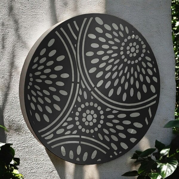 EDH Door Hardware Metal Moroccan Solar Wall Panel