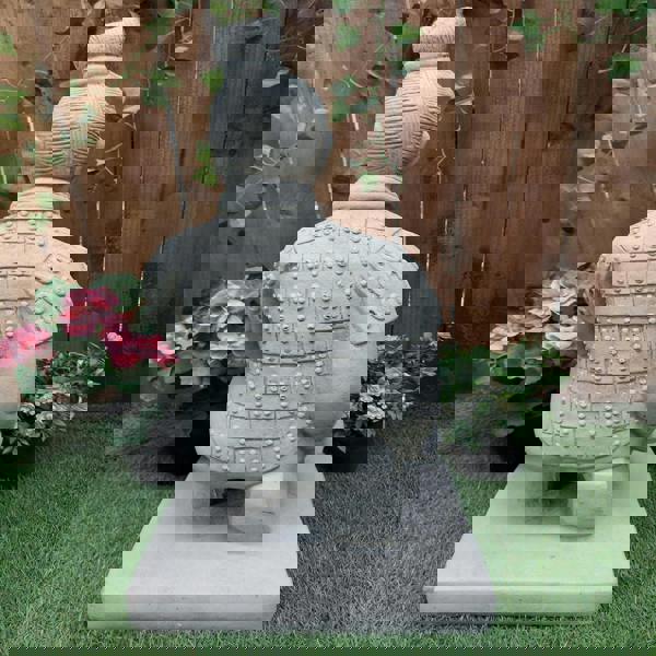 Stone Cast Japanese Samurai Garden Ornament Male Statue Chinese Statue