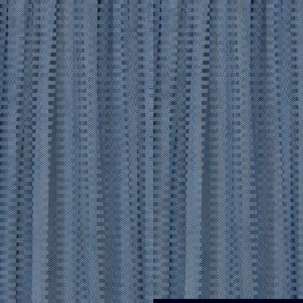 Close-up of blue tulle fabric with a soft texture