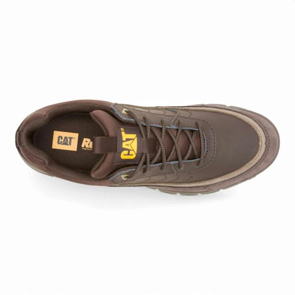 Versage Lo - Men's Brown Leather Hiking Lightweight Trainers - Caterpillar - 6