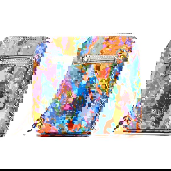 Embassy London Macaw - Summer Colours - Women's zip-up crossbody leather handbag