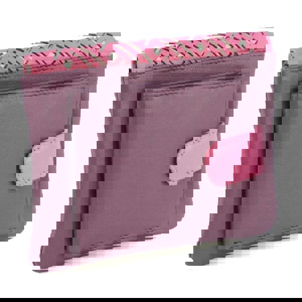 Eastern Counties Leather Womens/Ladies Luna Leather Purse - Grape/Rose - 