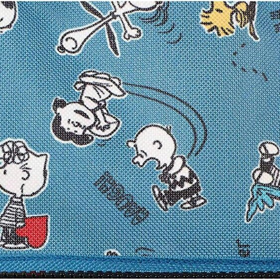 Peanuts Snoopy Backpack with Front Zip Pocket One Size Blue
