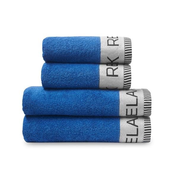 Catherine Lansfield Relax And Unwind 4 Piece Towel Set Cobalt Blue