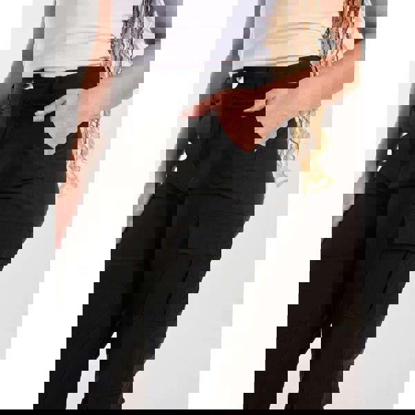 Pink Vanilla Pocket Detail Wide Leg Cargo Pants