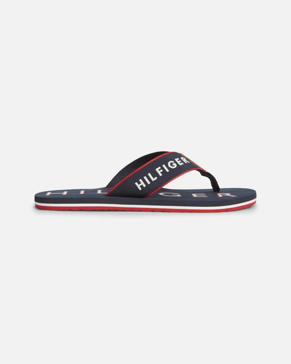 Tommy Hilfiger Sporty Hilfiger Mens Beach Sandals - Desert Sky