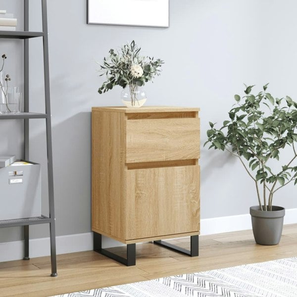 Berkfield Sideboard Sonoma Oak 40x35x70 cm Engineered Wood