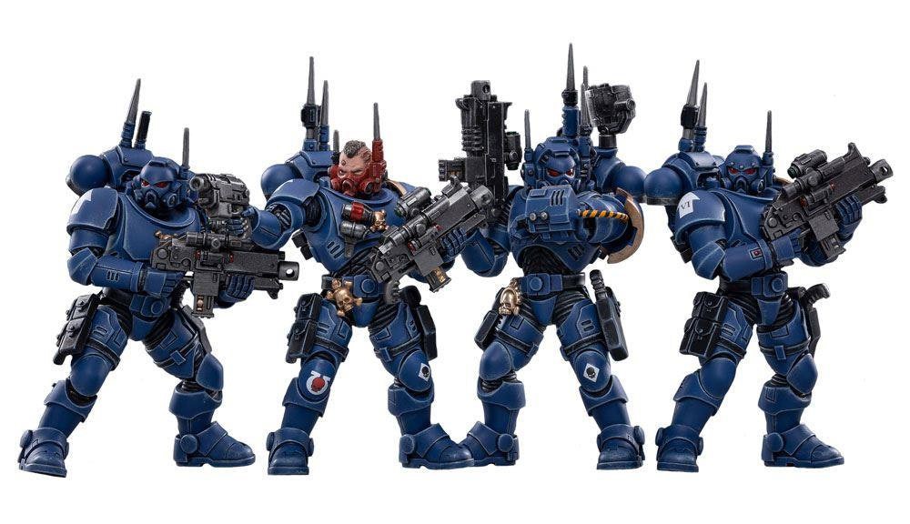 Joy Toys Warhammer 40K Ultramarines Infiltrators 4 pack 1:18 Scale Joy Toy JT1293