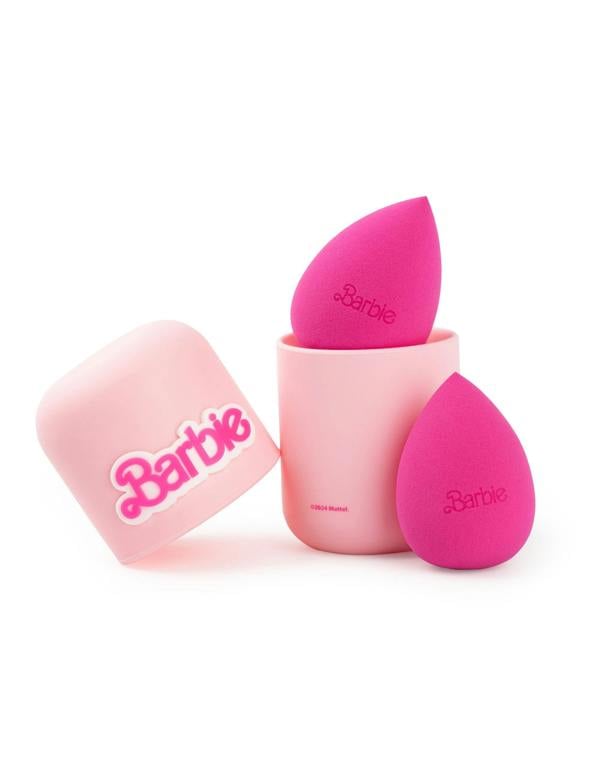 Barbie Womens Pink Retro Stripe Beauty Blender (One Size)