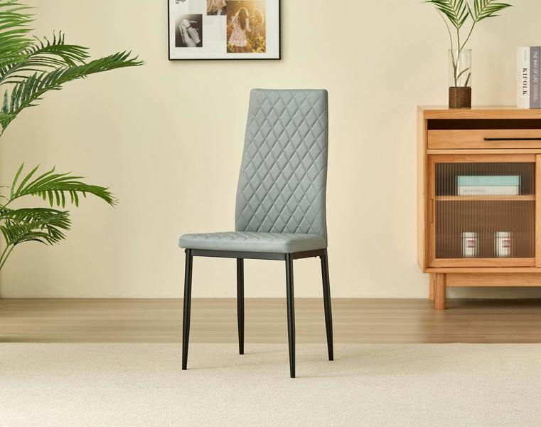 Emily Leather Comfort Dining Chairs - Set of 4 - Madefor.Living