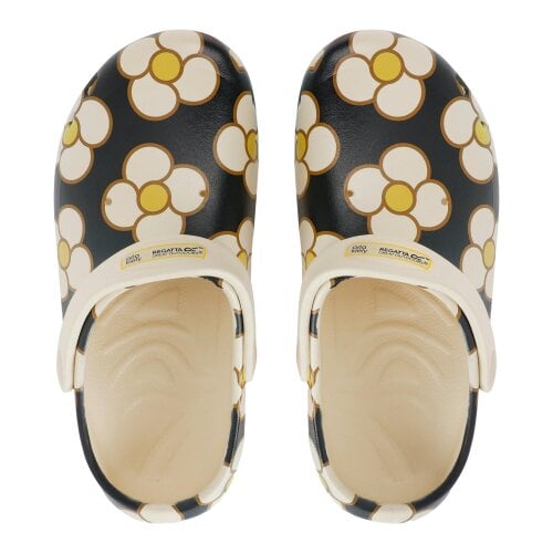 Regatta Kids Orla Kiely Spinning Flower Clogs - Black