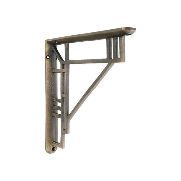 Oakcrafts Pair of Art Deco Renee Shelf Brackets - 222mm x 222mm