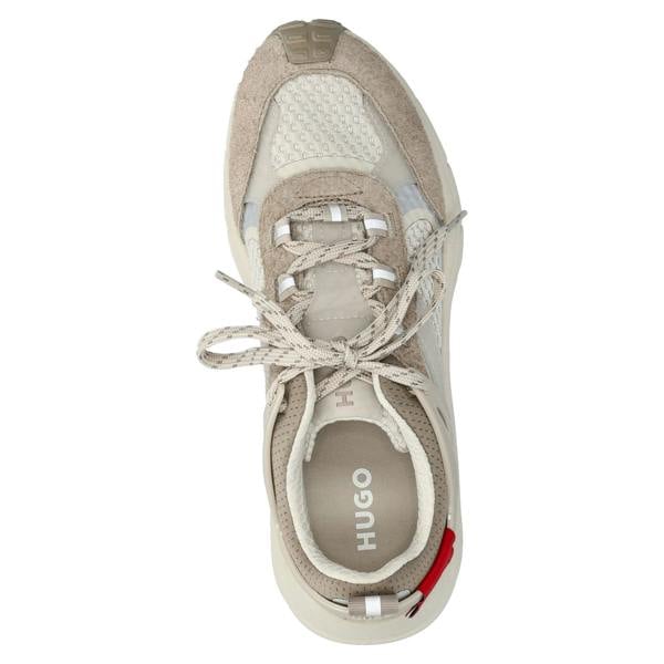 Hugo Womens/Ladies Low Trainers - Medium Beige - 