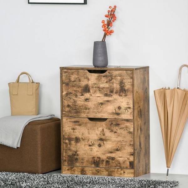 Flip-down Shoe Cabinet