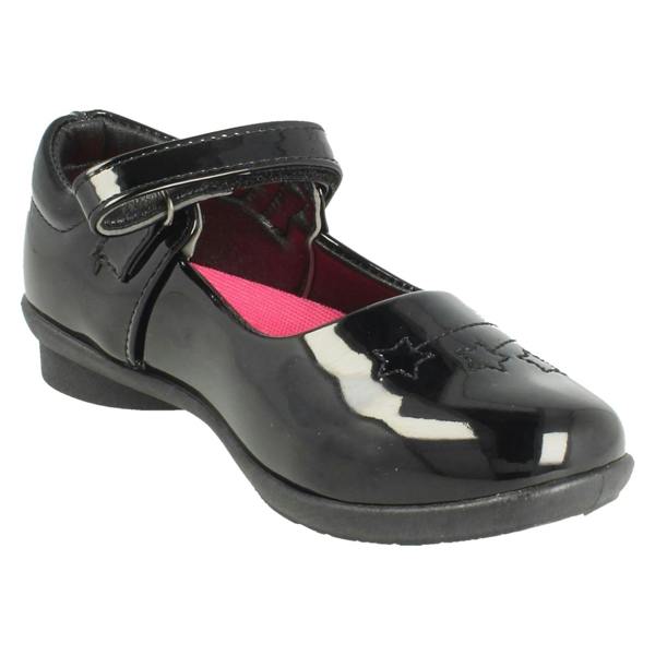 Spot On Girls Spot On Strap Fastening Mary Jane School Shoes H2674