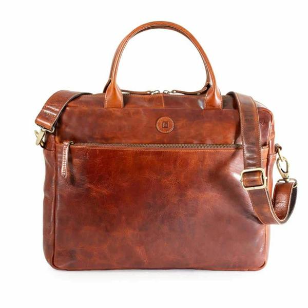 PRIMEHIDE Orion Leather Briefcase