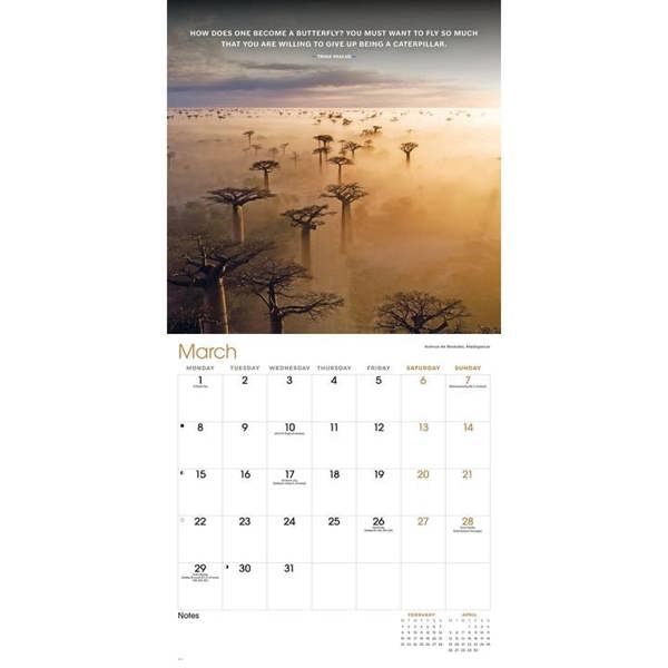 Motivation Calendar 2027, Wall Calendars, Month To View, Lifestyle, Gift