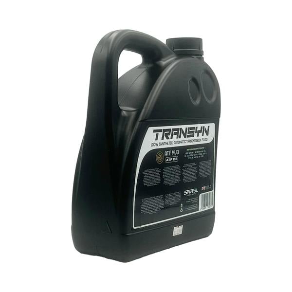Syntol Transyn ATF MV3 Fully Synthetic Automatic Transmission Fluid Jaso 1A 4L