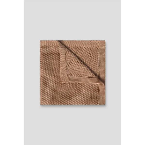 Antique Rogue Sand Knitted Pocket Square