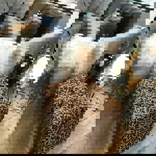 Handcrafted UK small square ottoman bench
