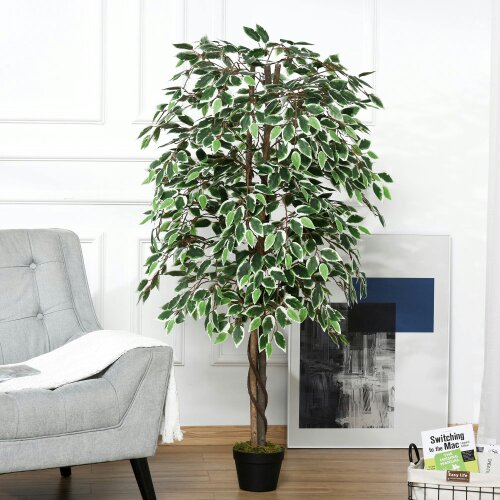 Wyld Haus Keco Yona Artificial Indoor Green Plant In Decorative Pot 160cm