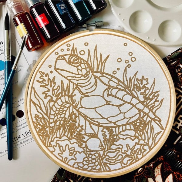 Batik Ying Batik DIY Kit - OH MY Turtle